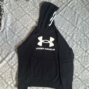 Black Under Armour Hoodie with white dots
Never worn